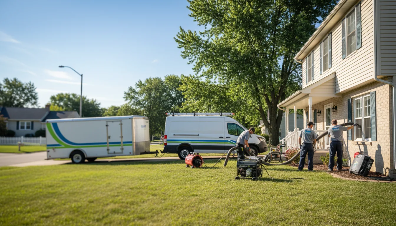 Flooded Basement Restoration And Cleanup With Repair in Claflin, KS near me